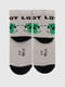 Шкарпетки (18-20) сірі з принтом | 6754247 | фото 7