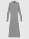 Сіра сукня-футляр з комірцем-стійкою | 6754441 | фото 7