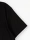 Сорочка класична однотонна чорна з коротким рукавом | 6754577 | фото 7