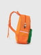 Рюкзак помаранчевий з автобусом на кишені | 6754624 | фото 3