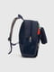 Рюкзак темно-синій з принтом | 6754625 | фото 3