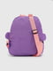 Рюкзак бузкового кольору з малюнком зайчика (25х21х9 см) | 6754635 | фото 6