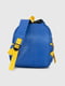 Рюкзак синій в принт | 6754641 | фото 4