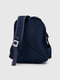 Рюкзак темно-синій з принтом | 6754647 | фото 4