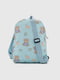 Рюкзак дошкільний блакитний в принт | 6754651 | фото 6