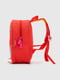 Рюкзак червоний з аплікацією  | 6754658 | фото 3