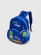 Рюкзак кольору електрик з принтом (26х31х14 см)  | 6754659