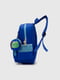 Рюкзак кольору електрик з принтом (26х31х14 см)  | 6754659 | фото 3