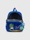 Рюкзак кольору електрик з принтом (26х31х14 см)  | 6754659 | фото 7