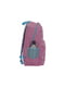 Рюкзак рожевий в принт з кишенями з сіткою | 6754662 | фото 2