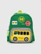 Рюкзак зелений з автобусом на кишені | 6754688 | фото 2