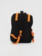 Рюкзак чорний з помаранчевими ручками | 6754693 | фото 7