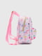 Рюкзак дошкільний рожевий в принт | 6754694 | фото 3