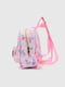 Рюкзак дошкільний рожевий в принт | 6754694 | фото 4