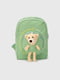 Рюкзак дошкільний зелений з ведмедиком | 6754699 | фото 4