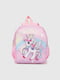 Рюкзак дошкільний рожевий з принтом | 6754703 | фото 2
