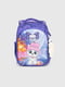 Рюкзак каркасний фіолетовий з малюнком і брелком | 6754713