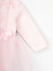 Бодi-сукня рожева з мереживним оздобленням та бантиками | 6754898 | фото 3