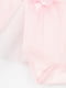 Бодi-сукня рожева з мереживним оздобленням та бантиками | 6754898 | фото 4