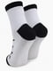 Шкарпетки (23-25)  чорно-білі з принтом (2000989366652Sp)(SN) | 6754964 | фото 2