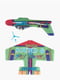 Іграшковий зелений літак з пінопласту | 6754981 | фото 2