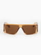 Сонцезахисні окуляри  коричневого кольору | 6755092 | фото 3