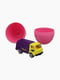 Машинка іграшкова "Яйце-сюрприз" рожева | 6755386 | фото 2
