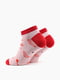 Шкарпетки рожеві з принтом | 6755778 | фото 2
