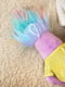 М'яка іграшка фіолетова веселкове волосся сосиска (40 см) | 6755782 | фото 3