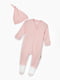 Набір: чоловічок рожевий з білими шкарпетками і шапка | 6755983