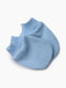 Костюм для виписки блакитного кольору з принтом: кофта, боді, штани, шапка та царапки | 6756324 | фото 5