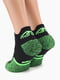 Шкарпетки фітнес чорно-зелені | 6756505 | фото 2