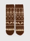 Шкарпетки коричневі з орнаментом | 6756679 | фото 5