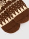 Шкарпетки коричневі з орнаментом | 6756679 | фото 7
