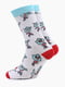 Шкарпетки різнокольорові в принт | 6756703 | фото 2