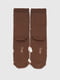 Шкарпетки коричневі з принтом | 6756999 | фото 6