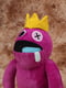 М'яка іграшка фіолетова “Радужні друзі с короной” (30см) | 6757126 | фото 3