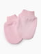 Костюм для виписки рожевий з принтом: кофта, боді, штани, шапка та царапки | 6757137 | фото 7