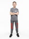 Спортивні штани для хлопчика темно-сірі | 6757429 | фото 5
