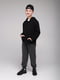Спортивні штани для хлопчика сірі | 6757435 | фото 3