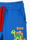Спортивні штани з принтом для хлопчика сині | 6757481 | фото 4