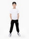 Спортивні штани для хлопчика чорні | 6757505 | фото 3