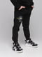 Спортивні штани для хлопчика з принтом чорні | 6757597 | фото 6