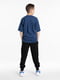 Спортивні штани для хлопчика чорні | 6757607 | фото 5