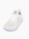 Білі текстильні кросівки на шнурівці | 6757623 | фото 2