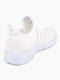 Білі текстильні кросівки на шнурівці | 6757623 | фото 4
