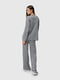 Однотонний сірий костюм: джемпер і штани | 6757664 | фото 3