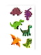 Тату "Фіолетові динозаврики" | 6757811 | фото 2