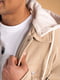 Бежева куртка-сорочка з підкладки з стьобаного матеріалу  | 6758351 | фото 4