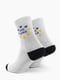 Шкарпетки біло-чорні з принтом | 6759002 | фото 2